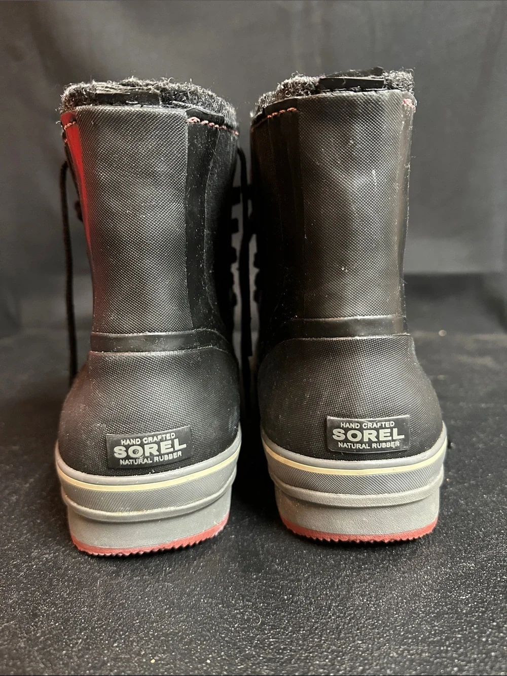 SOREL Men’s Black Lace-Up Waterproof Boots
